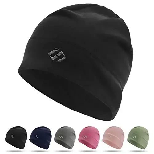 HASAGEI Thermal Running Hat - Men's Skull Cap Cycling Cap Under Helmet - HASAGEI