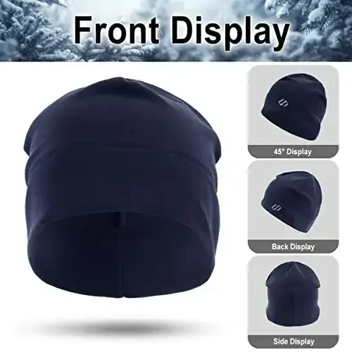 HASAGEI Thermal Running Hat - Men's Skull Cap Cycling Cap Under Helmet - 3