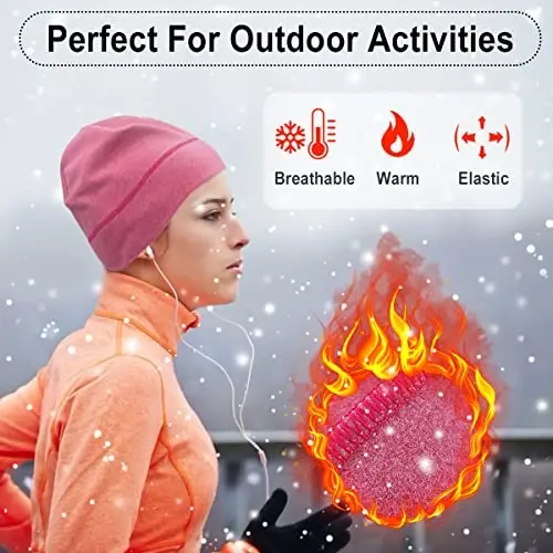 HASAGEI Thermal Running Hat - Men's Skull Cap Cycling Cap Under Helmet - MODAZONE (1)