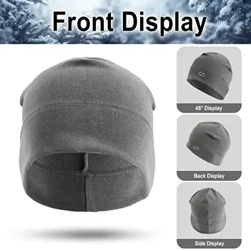 HASAGEI Thermal Running Hat - Men's Skull Cap Cycling Cap Under Helmet - 3