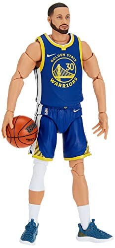 Hasbro Boshlang'ich Tarkibi NBA Seriyasi 1 Stiven Karri Stiven Karri 6 dyuymli Harakat Figurası Ekskluziv Panini Sport Savdo Karta Basketbol F8181 Haqiqiy - 1