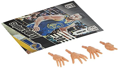 Hasbro Starting Lineup NBA Series 1 Stephen Curry Stephen Curry 6-дюймовая фигурка с эксклюзивной торговой картой Panini Sports Basketball F8181 Authentic - 4