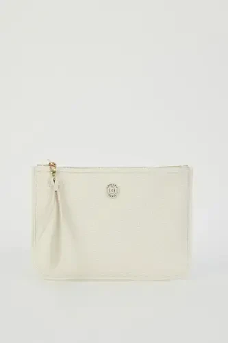 Hasır Ekru Kadın Portföy & Clutch Çanta 05PO23Y1713-Hasır Ekru - PIERRE CARDIN (1)