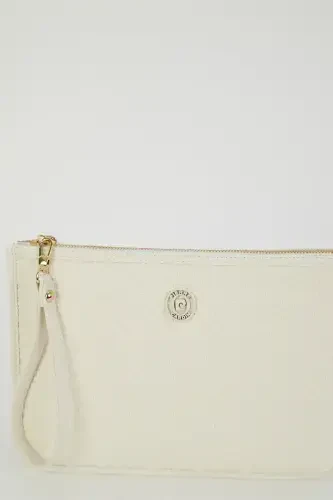 Hasır Ekru Kadın Portföy & Clutch Çanta 05PO23Y1713-Hasır Ekru - 4