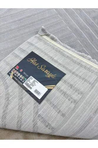 Haskaplan Modern Woven Living Room Rug Kitchen Rug-CREAM CREAM - 4