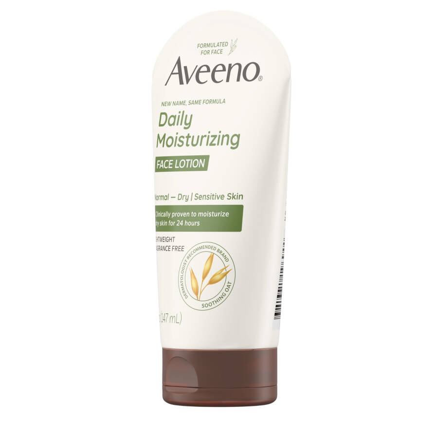 Hassas Ciltler için Aveeno Günlük Nemlendirici Yüz Kremi, 5 oz - 4