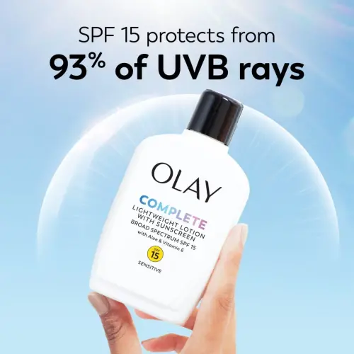 Olay Skin Care Complete Daily Facial Moisturizer for Sensitive Skin, SPF 15 Sun Protection, 6 oz - 4
