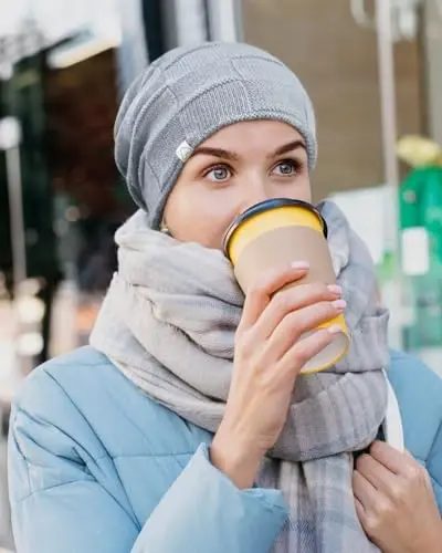 Hat Hut Ayollar Beanie Saten Astarlı Beanie Ayollar va Erkaklar uchun Qishki Shlyapalar, Ipak Astarlı Yumshoq Qishki Shlyapalar Yumshoq Issiq chang'i Shlyapasi Uniseks - 5