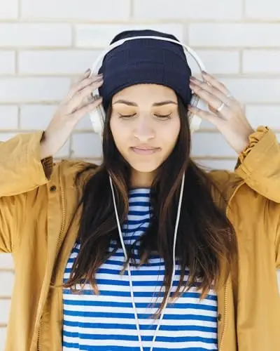 Hat Hut Womens Beanie Satin Lined Beanie Winter Hats for Women Men, Silk Lined Slouchy Beanie Hats Soft Warm Ski Hat Unisex - 2