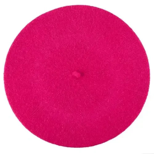 Hat To Socks Wool Blend French Beret for Men and Women in Plain Colours - 2