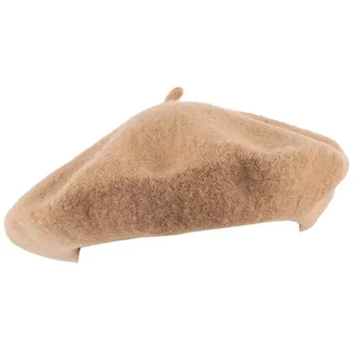 Hat To Socks Wool Blend French Beret for Men and Women in Plain Colours - 1