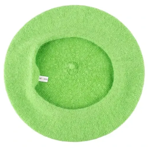 Hat To Socks Wool Blend French Beret for Men and Women in Plain Colours - 4