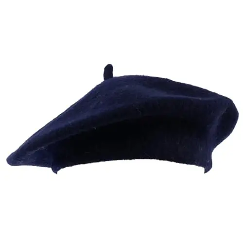 Hat To Socks Wool Blend French Beret for Men and Women in Plain Colours 