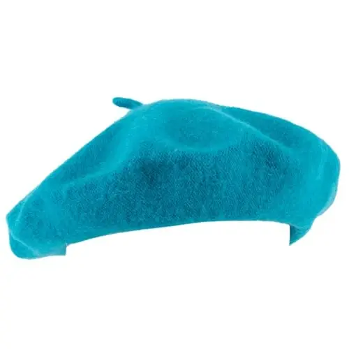Hat To Socks Wool Blend French Beret for Men and Women in Plain Colours - 1
