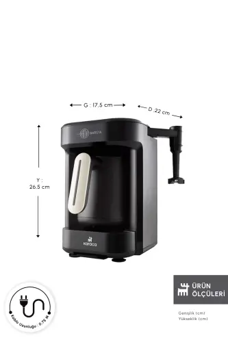 Hatır Barista Cappuccino и Турецкая Кофеварка Pearl White-Жемчуг - KARACA (1)