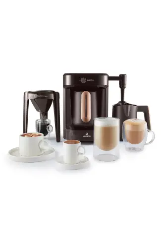 Hatır Barista Türk Kahvesi Mashinasi Walnut Brown-Jigarrang 