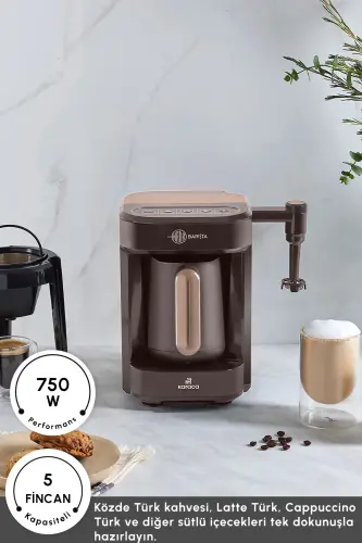 Hatır Barista Türk Kahvesi Mashinasi Walnut Brown-Jigarrang - 3