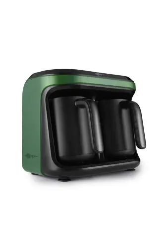 Hatır Hüp Düet Aroma İkili Türk Kahve Makinesi Emerald Green-Yeşil - KARACA (1)