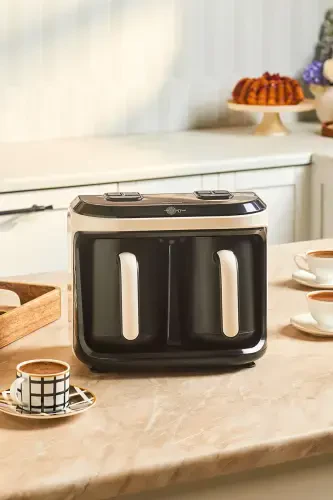 Hatır Hüp Düet Aroma İkili Türk Kahve Makinesi Krem 10 Fincan Kapasiteli-Krem - 1