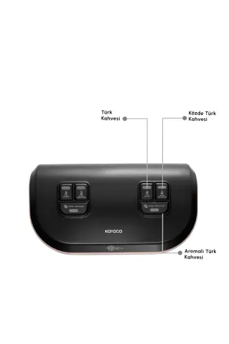 Hatir Hüp Düet Aroma İkili Türk Kahve Makinesi Rosegold 10 Fincan Kapasiteli-Rosegold - 6