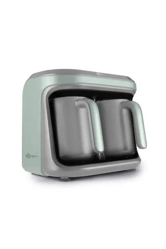 Hatır Hüp Duet Aroma Turkish Coffee Machine Soft Green 10 Cups Capacity-green - 2
