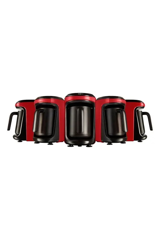 Hatır Hüp Türk Kahve Makinesi 5 Fincan Kapasiteli Ruby - Kırmızı - 5