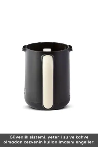 Hatır Közde Türk Kahvesi va Türk Kahve Makinesi Krem 5 Fincan Kapasiteli Bol Köpüklü-Krem - 4