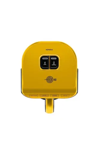 Hatır Közde Türk Kahvesi ve Türk Kahve Makinesi Pineapple Yellow 5 Fincan Kapasiteli Bol Köpüklü-Sarı - 6