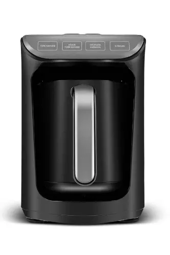 Hatır Közde Turkish Coffee and Turkish Coffee Machine Anthracite 5 Cup Capacity with Plenty of Foam - ANTHRACITE - 5