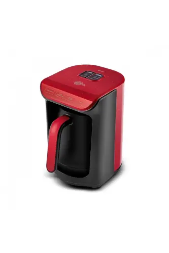 Hatır Közde Turkish Coffee and Turkish Coffee Machine Rouge Red 5 Cups Capacity with Plenty of Foam-Rouge Red - 4