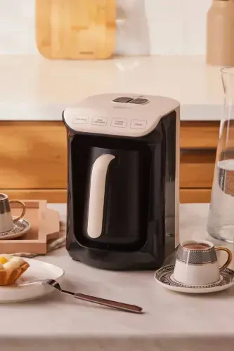 Hatır Közde Turkish Coffee and Turkish Coffee Maker Cream 5 Cups Capacity with Plenty of Foam-Cream - 8