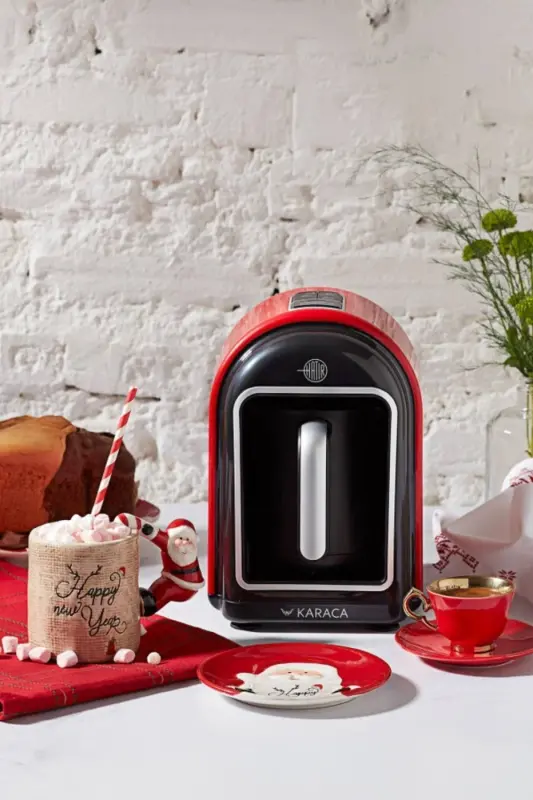 Hatır Mod Milk Turkish Coffee Machine Red-Red - 3