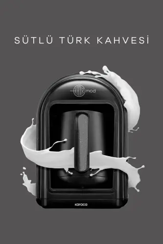 Hatır Mod Milk Turkish Coffee Machine Shiny Black-Black 