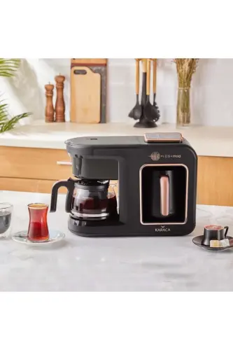 Hatır Plus Mod 5 In 1 Coffee And Tea Maker Black Copper-Copper 