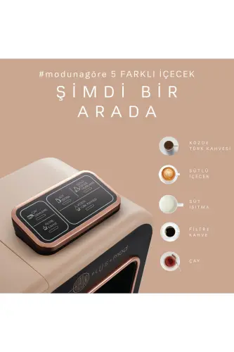 Hatır Plus+ Mod 5 In 1 Coffee Machine Rose-Pink - 7