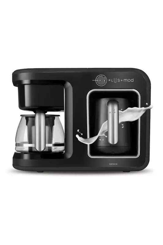 Hatır Plus Mod 5 In 1 Essential Qahva Mashinasi Black Chrome-Qora - 2