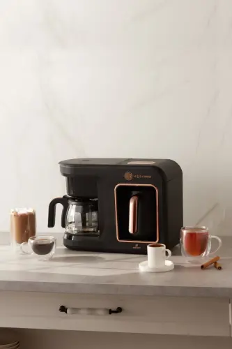 Hatır Plus Mod 5 In 1 Essentıal Türk Kahve Makinesi Black Copper-Siyah 2 - 1