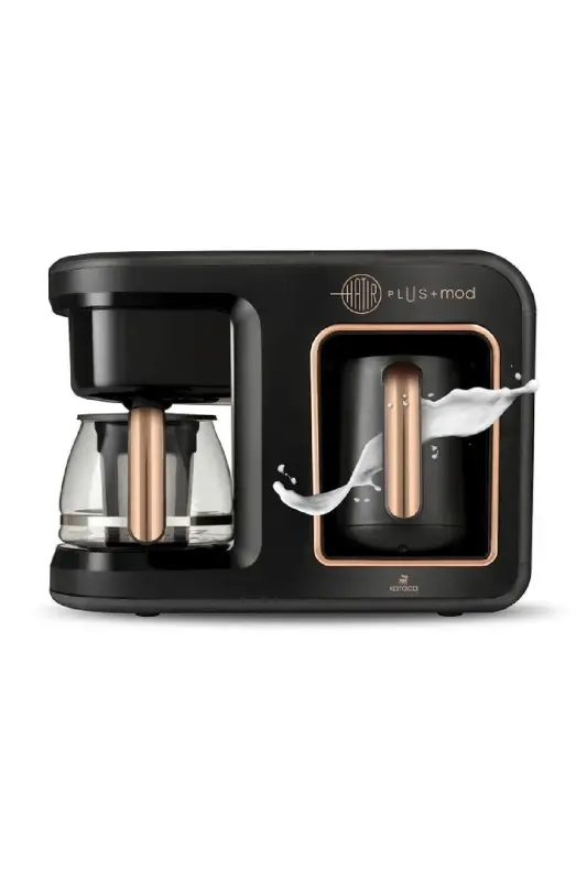 Hatır Plus Mod 5 In 1 Essentıal Turkish Coffee Maker Black Copper-Black 2 - 3