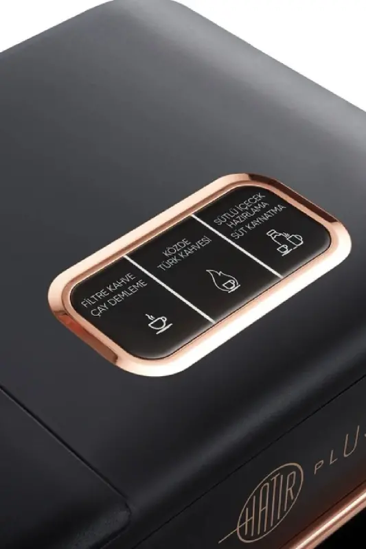 Hatır Plus Mod 5 In 1 Essentıal Turkish Coffee Maker Black Copper-Black 2 - 4