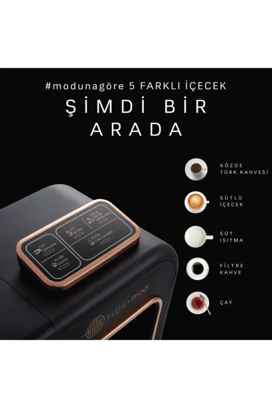Hatır Plus Mod 5 In 1 Kofe Va Choy Qahvasi Black Copper-Copper - 2