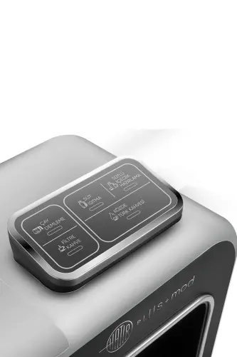 Hatır Plus Mod 5 In 1 Konuşan Kahve Va Çay Makinesi GRİ-Cool Gray - KARACA (1)