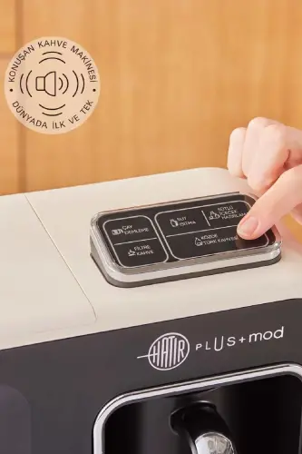 Hatır Plus Mod 5 In 1 Konuşan Kahve Va Çay Makinesi Krem-Krem - KARACA (1)