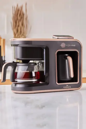 Hatır Plus Mod 5 In 1 Konuşan Kahve Ve Çay Makinesi Rosie Brown-Rose 