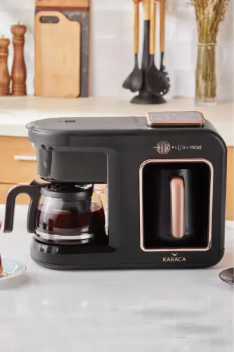 Hatır Plus Mod 5 in 1 Talking Coffee and Tea Machine Black Copper 