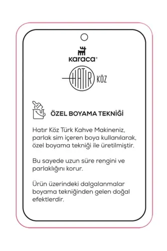 Hatır Közde Türk Kahvesi ve Türk Kahve Makinesi Rosegold 5 Fincan Kapasiteli Bol Köpüklü - Rose Gold - 7