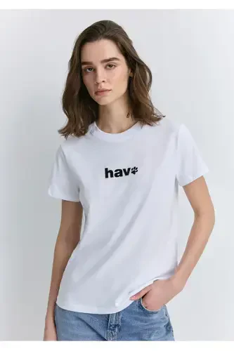 hav bosma regular fit ayollar futbolkasi - 1