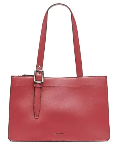 Havana Medium Tote Bag - Cranberry 