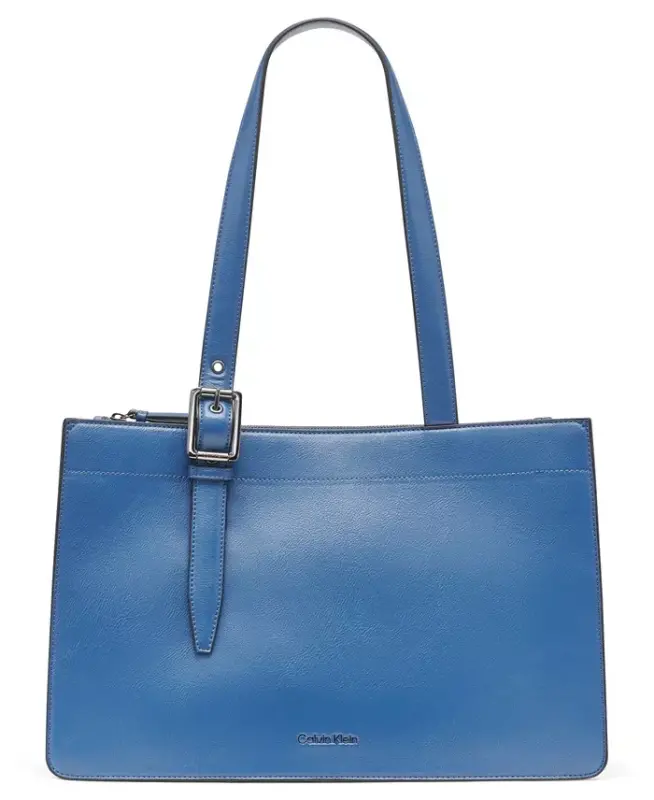 Havana Medium Tote Bag - Denim - CALVIN KLEIN
