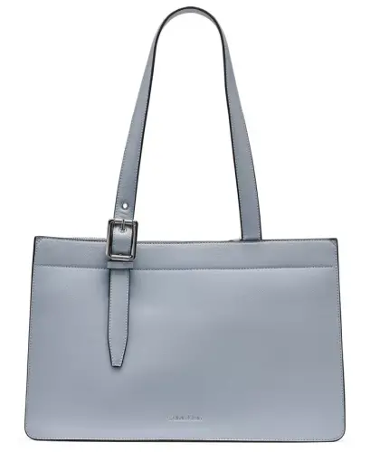 Havana Medium Tote Bag - Dusty Blue 