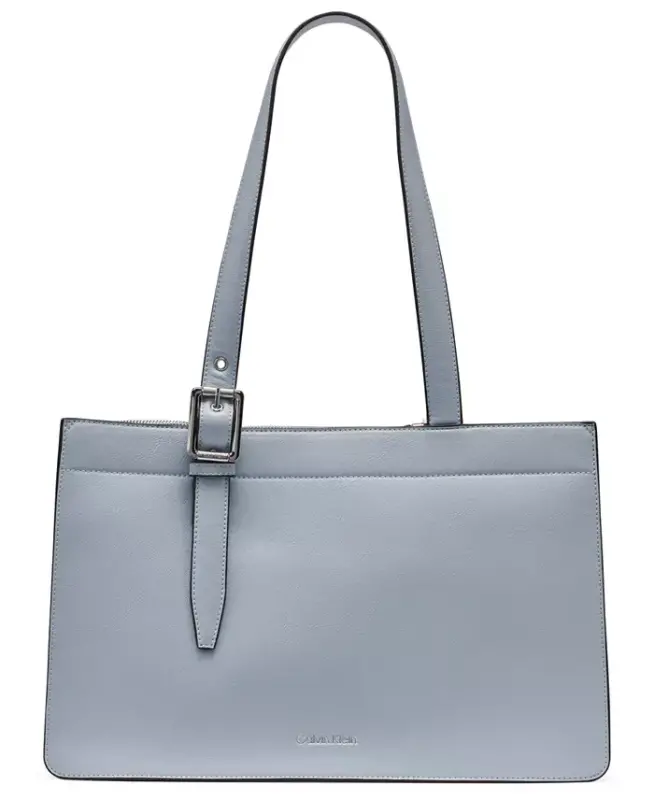 Havana Medium Tote Bag - Dusty Blue - 1